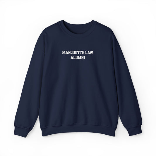 Marquette Law Alumni Unisex Heavy Blend™ Crewneck Sweatshirt - Embroidered