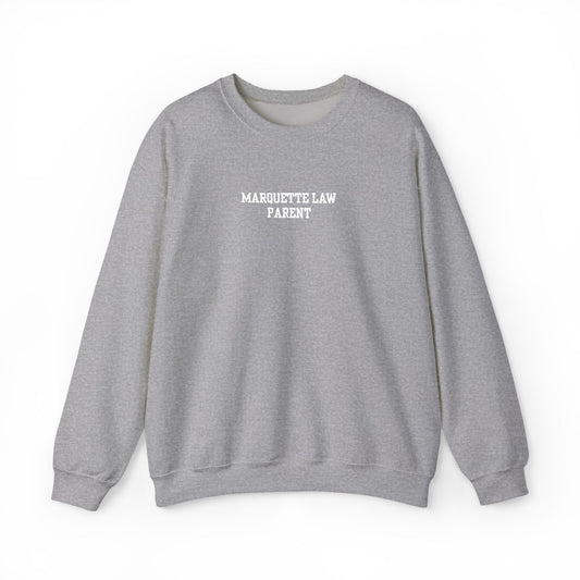 Marquette Law Parent Unisex Heavy Blend™ Crewneck Sweatshirt - Embroidered