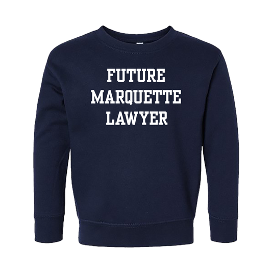 Future Marquette Lawyer Rabbit Skins Youth Crewneck Sweatshirt