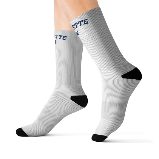Marquette Law Arch Logo Socks