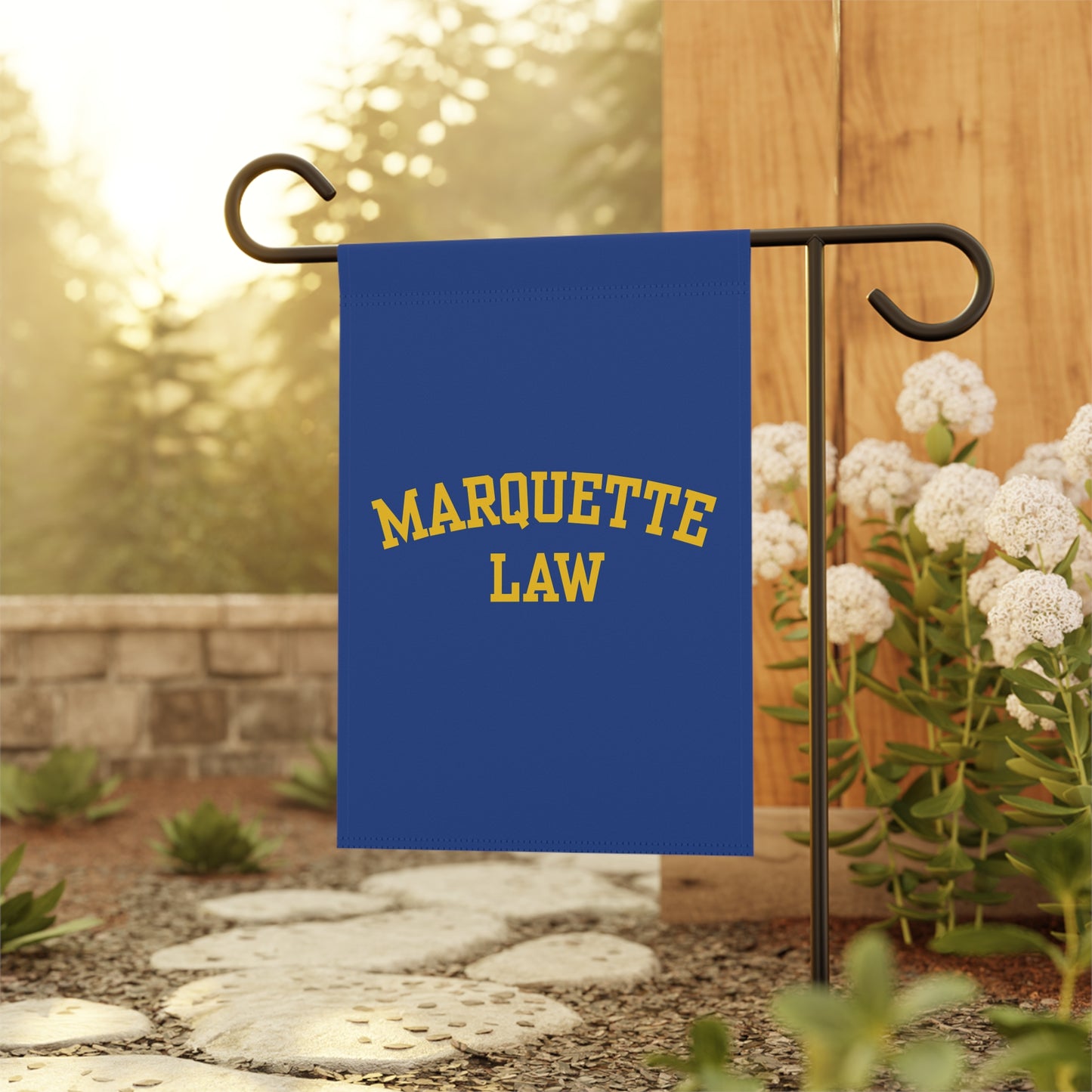 Marquette Law Garden/House Banner - Blue and Gold