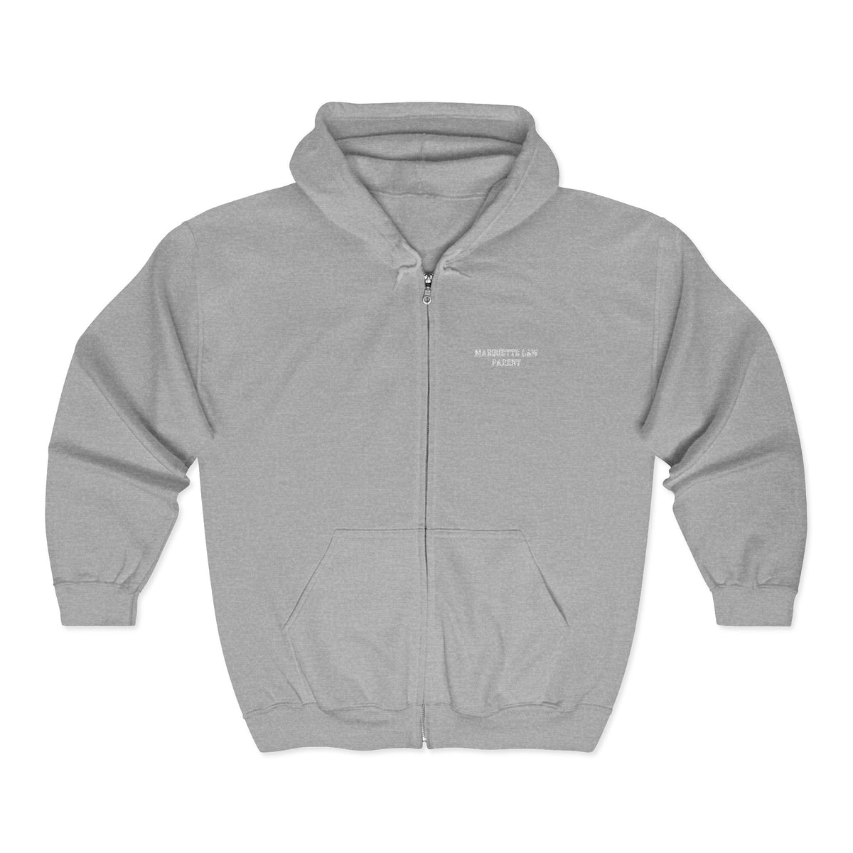 Marquette Law Parent Unisex Heavy Blend™ Full Zip Hooded Sweatshirt - Embroidered