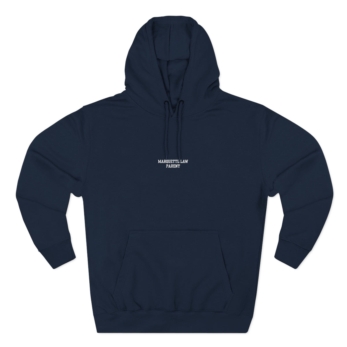 Marquette Law Parent Three-Panel Fleece Hoodie - Embroidered