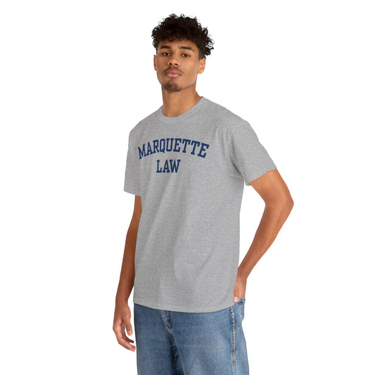 Marquette Law Arch Logo Unisex Heavy Cotton T-Shirt