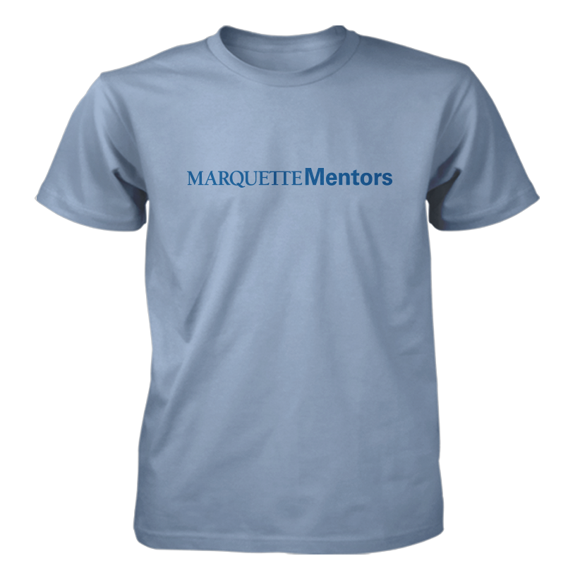 Marquette Mentors Light Blue Comfort Colors Tee