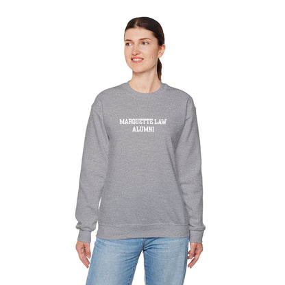 Marquette Law Alumni Unisex Heavy Blend™ Crewneck Sweatshirt - Embroidered