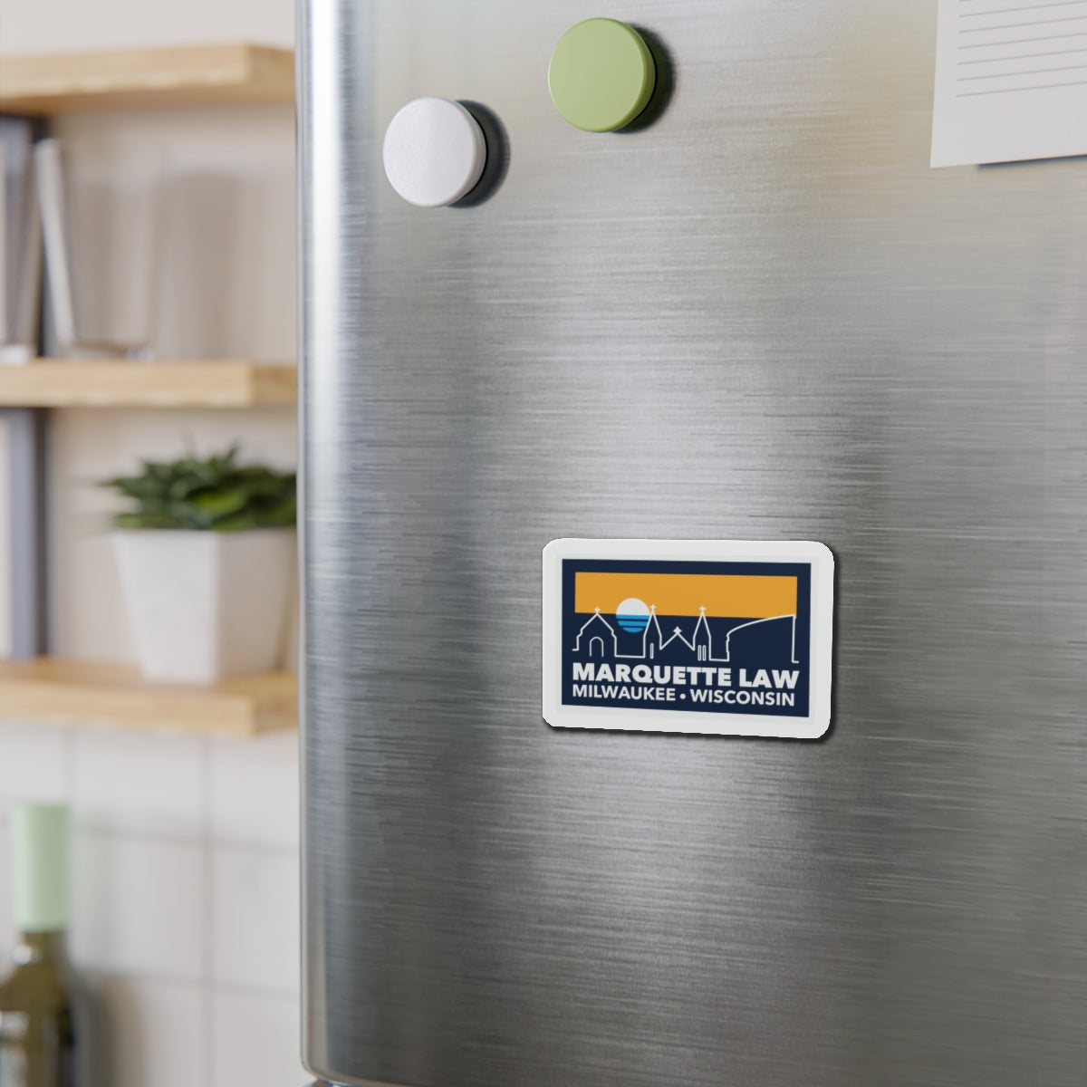 Marquette Law School Milwaukee Fridge Magnet