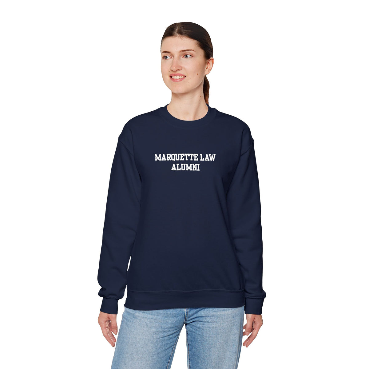 Marquette Law Alumni Unisex Heavy Blend™ Crewneck Sweatshirt - Embroidered