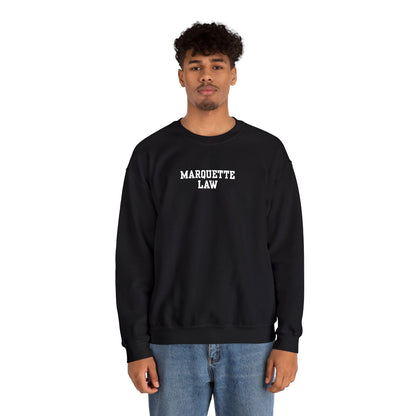 Marquette Law Unisex Heavy Blend™ Crewneck Sweatshirt - Embroidered