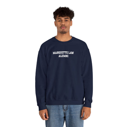 Marquette Law Alumni Unisex Heavy Blend™ Crewneck Sweatshirt - Embroidered