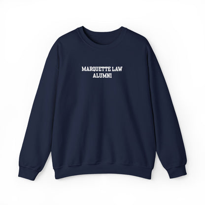 Marquette Law Alumni Unisex Heavy Blend™ Crewneck Sweatshirt - Embroidered