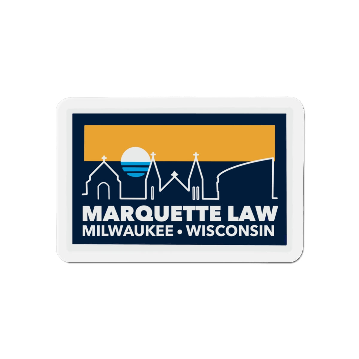 Marquette Law School Milwaukee Fridge Magnet