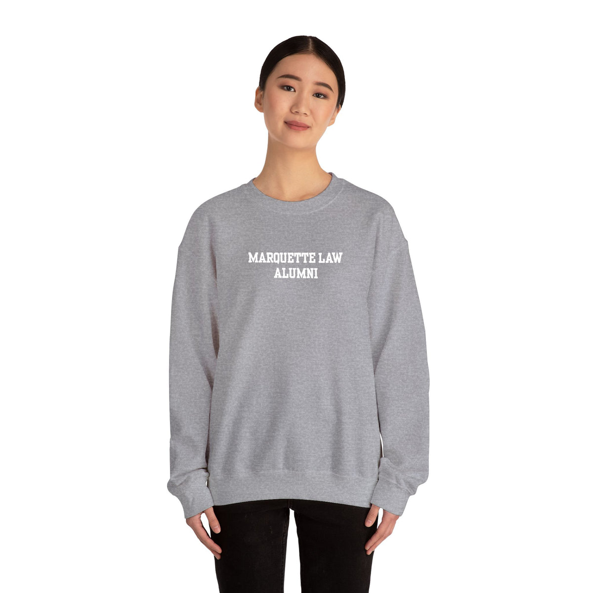 Marquette Law Alumni Unisex Heavy Blend™ Crewneck Sweatshirt - Embroidered