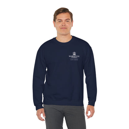 Marquette Law Gildan Crewneck Embroidered Sweatshirt