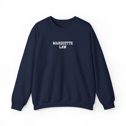 Marquette Law Unisex Heavy Blend™ Crewneck Sweatshirt - Embroidered