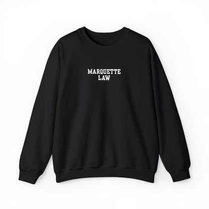 Marquette Law Unisex Heavy Blend™ Crewneck Sweatshirt - Embroidered
