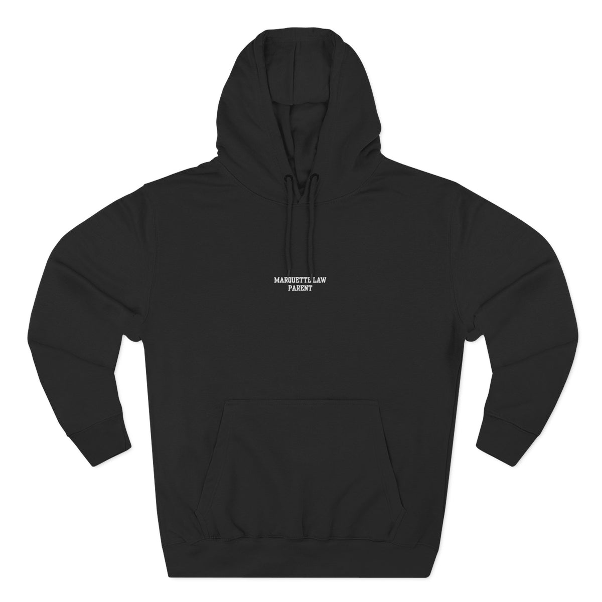 Marquette Law Parent Three-Panel Fleece Hoodie - Embroidered