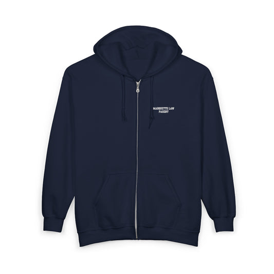 Marquette Law Parent Unisex Heavy Blend™ Full Zip Hooded Sweatshirt - Embroidered