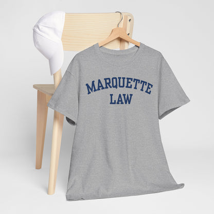 Marquette Law Arch Logo Unisex Heavy Cotton T-Shirt