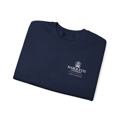 Marquette Law Gildan Crewneck Embroidered Sweatshirt