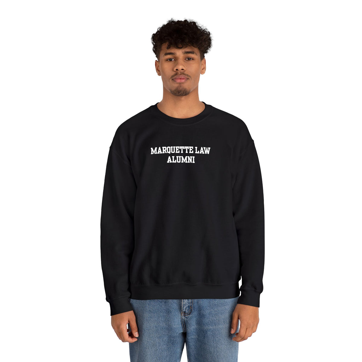 Marquette Law Alumni Unisex Heavy Blend™ Crewneck Sweatshirt - Embroidered