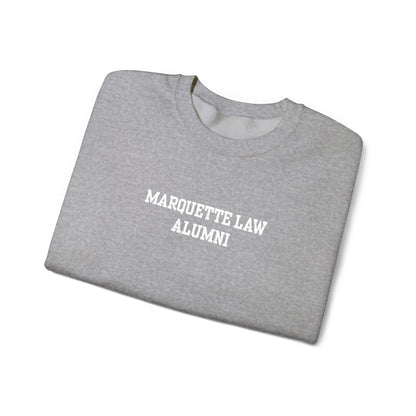 Marquette Law Alumni Unisex Heavy Blend™ Crewneck Sweatshirt - Embroidered