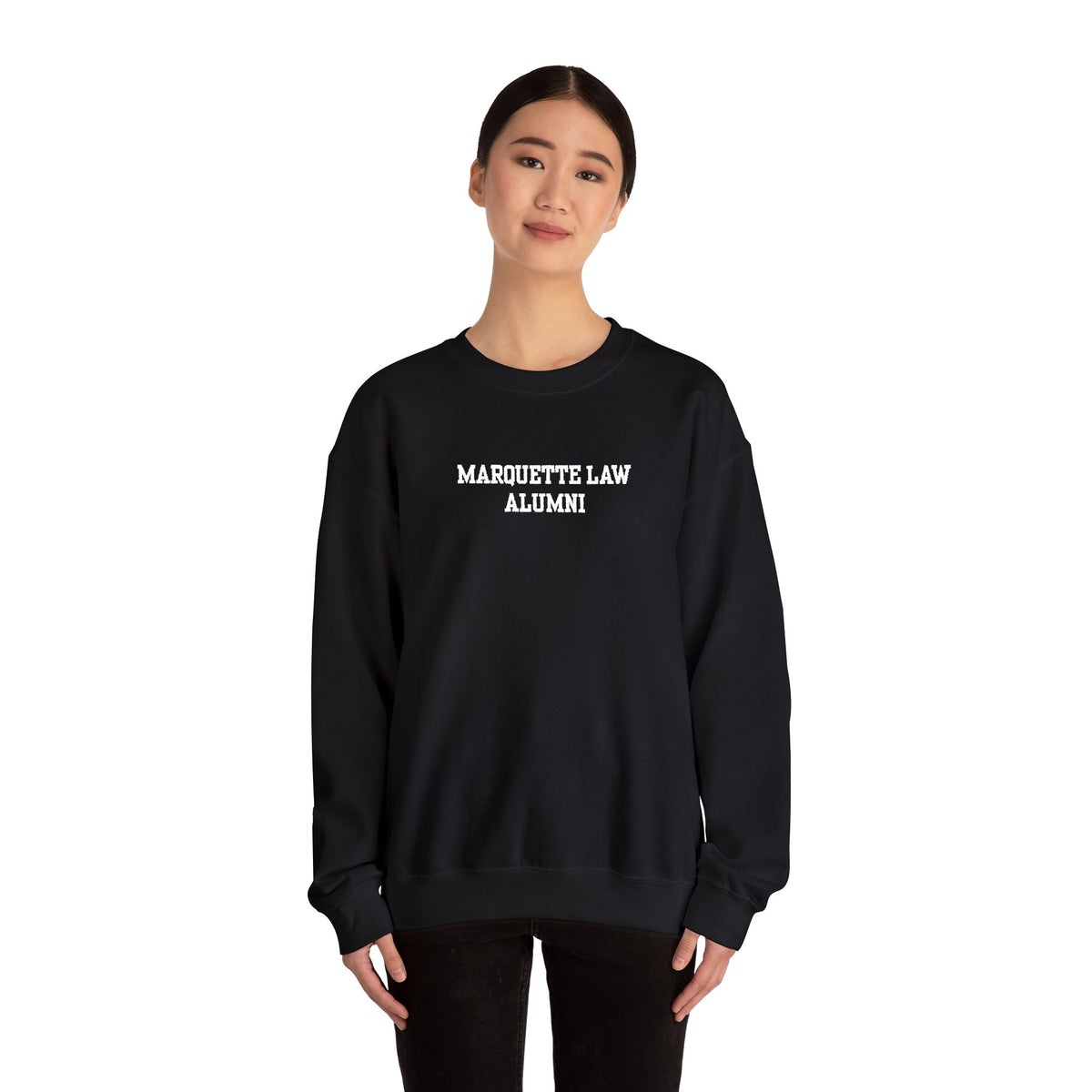 Marquette Law Alumni Unisex Heavy Blend™ Crewneck Sweatshirt - Embroidered