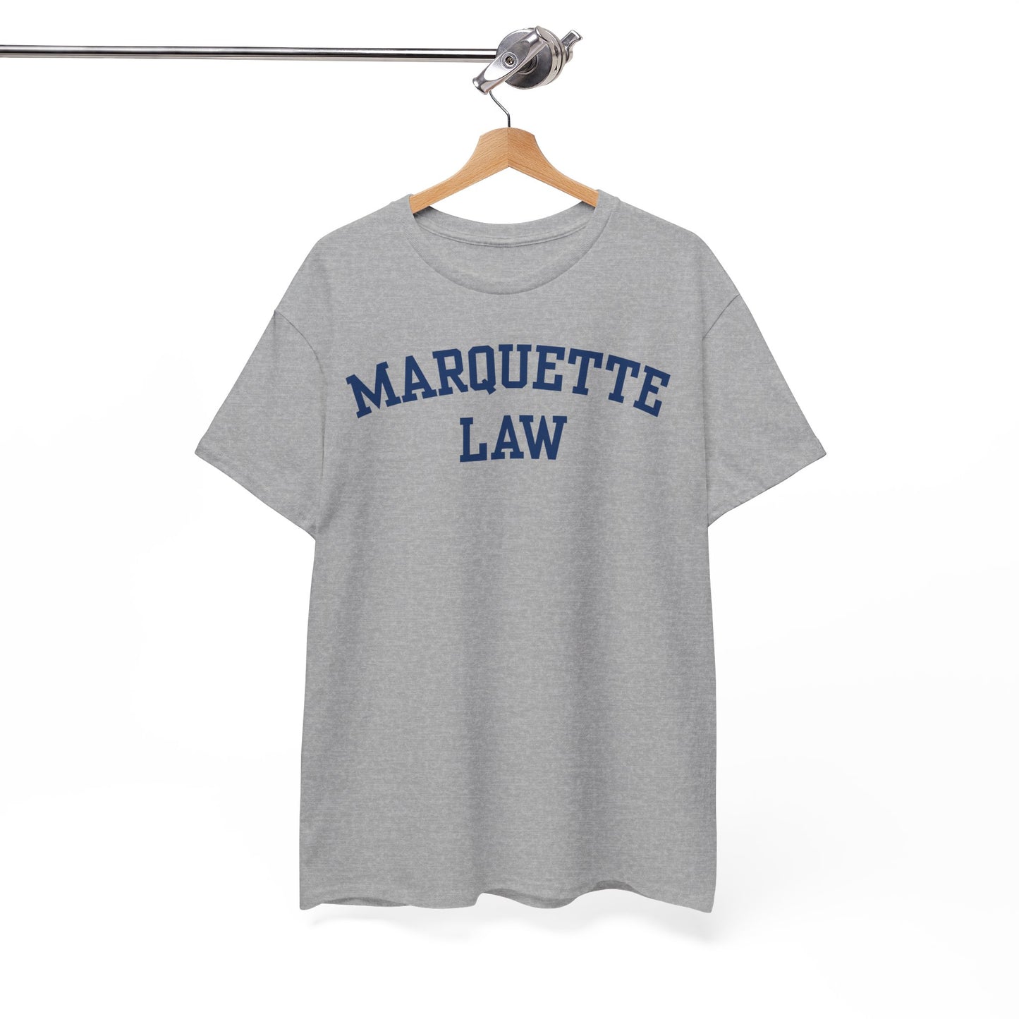 Marquette Law Arch Logo Unisex Heavy Cotton T-Shirt