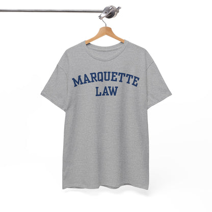Marquette Law Arch Logo Unisex Heavy Cotton T-Shirt
