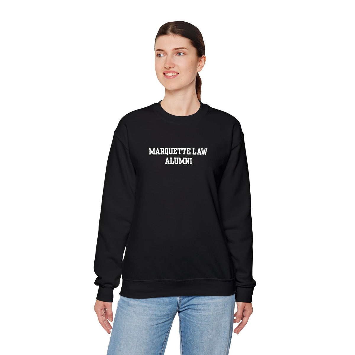 Marquette Law Alumni Unisex Heavy Blend™ Crewneck Sweatshirt - Embroidered