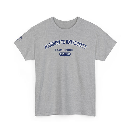 Marquette University Law School Est. 1908 Unisex Heavy Cotton T-Shirt