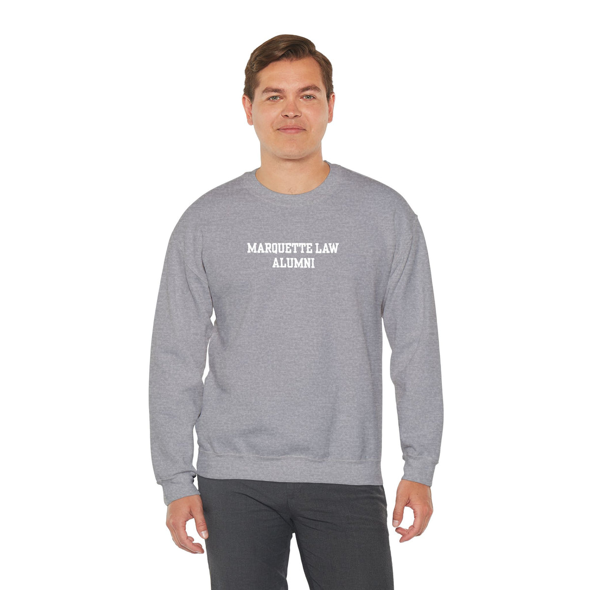 Marquette Law Alumni Unisex Heavy Blend™ Crewneck Sweatshirt - Embroidered