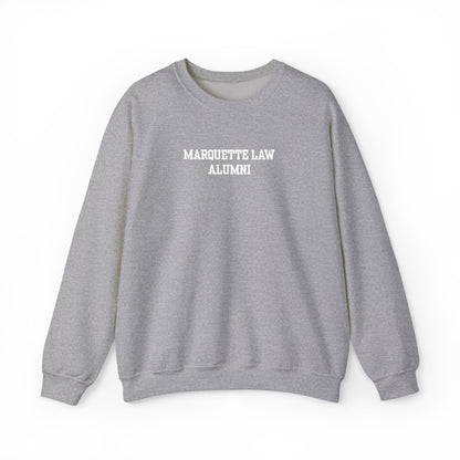 Marquette Law Alumni Unisex Heavy Blend™ Crewneck Sweatshirt - Embroidered