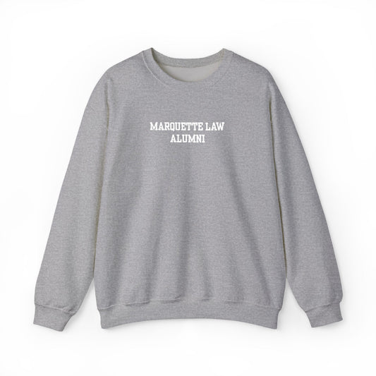 Marquette Law Alumni Unisex Heavy Blend™ Crewneck Sweatshirt - Embroidered