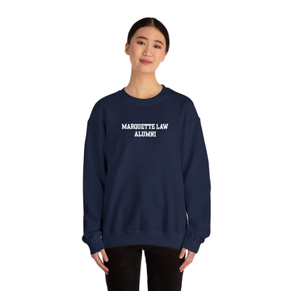 Marquette Law Alumni Unisex Heavy Blend™ Crewneck Sweatshirt - Embroidered